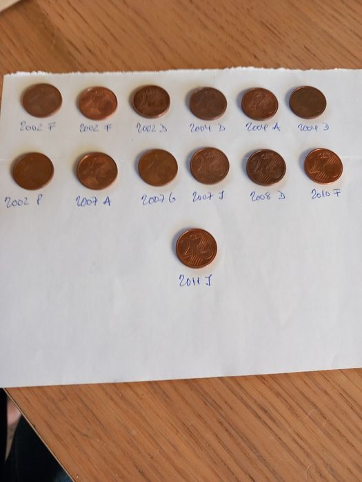 Moedas de 2 cent