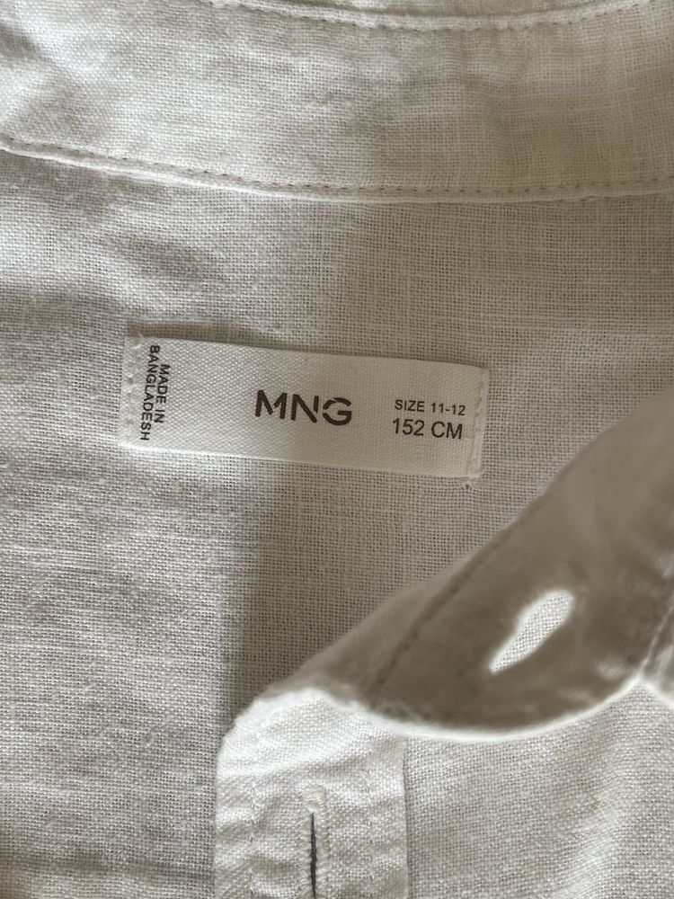 Camisa de linho Mango 11 anos