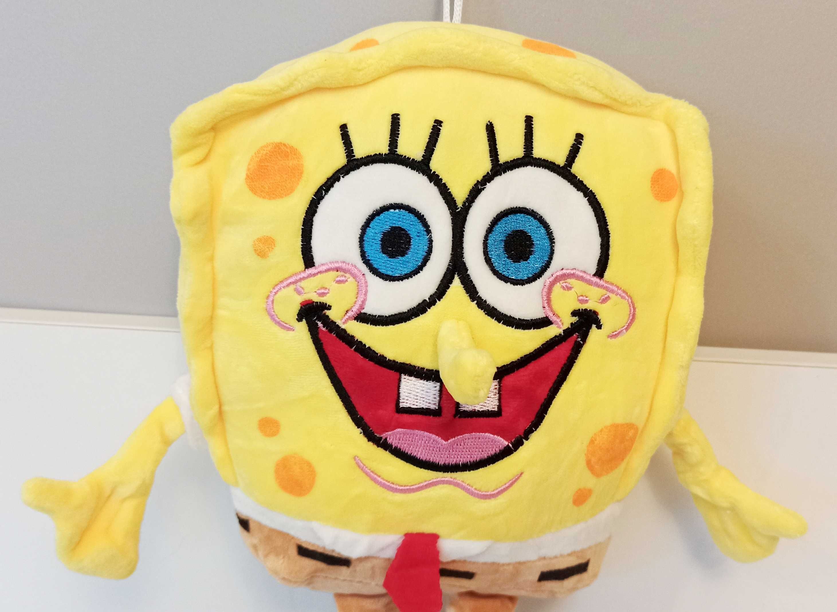 Nowa maskotka 27 cm SpongeBob Kanciastoporty +breloczek GACUŚ
