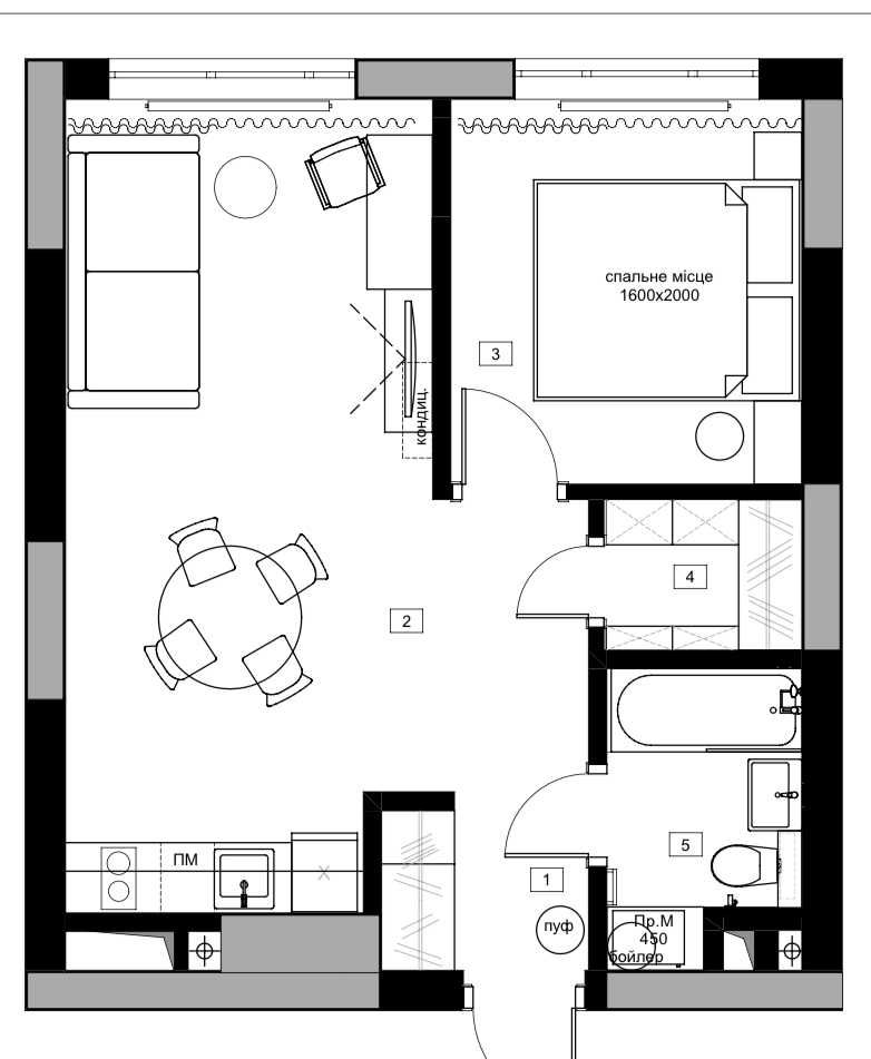 Продам квартиру 43 кв.м. з дизайнерським ремонтом,  ЖК Варшавський