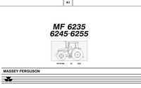 Instrukcja obslugi / katalog czesci SERIA MASSEY FERGUSON 6200