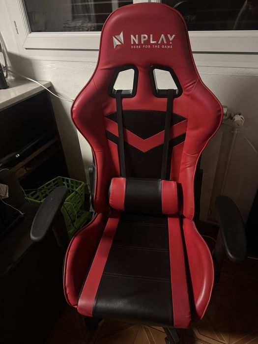 Cadeira gaming NPLAY Rule 4.0 + Secretária gaming
