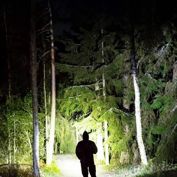 LAMPKA LATARKA LED  Akumulatorowa Taktyczna Wojskowa Szperacz