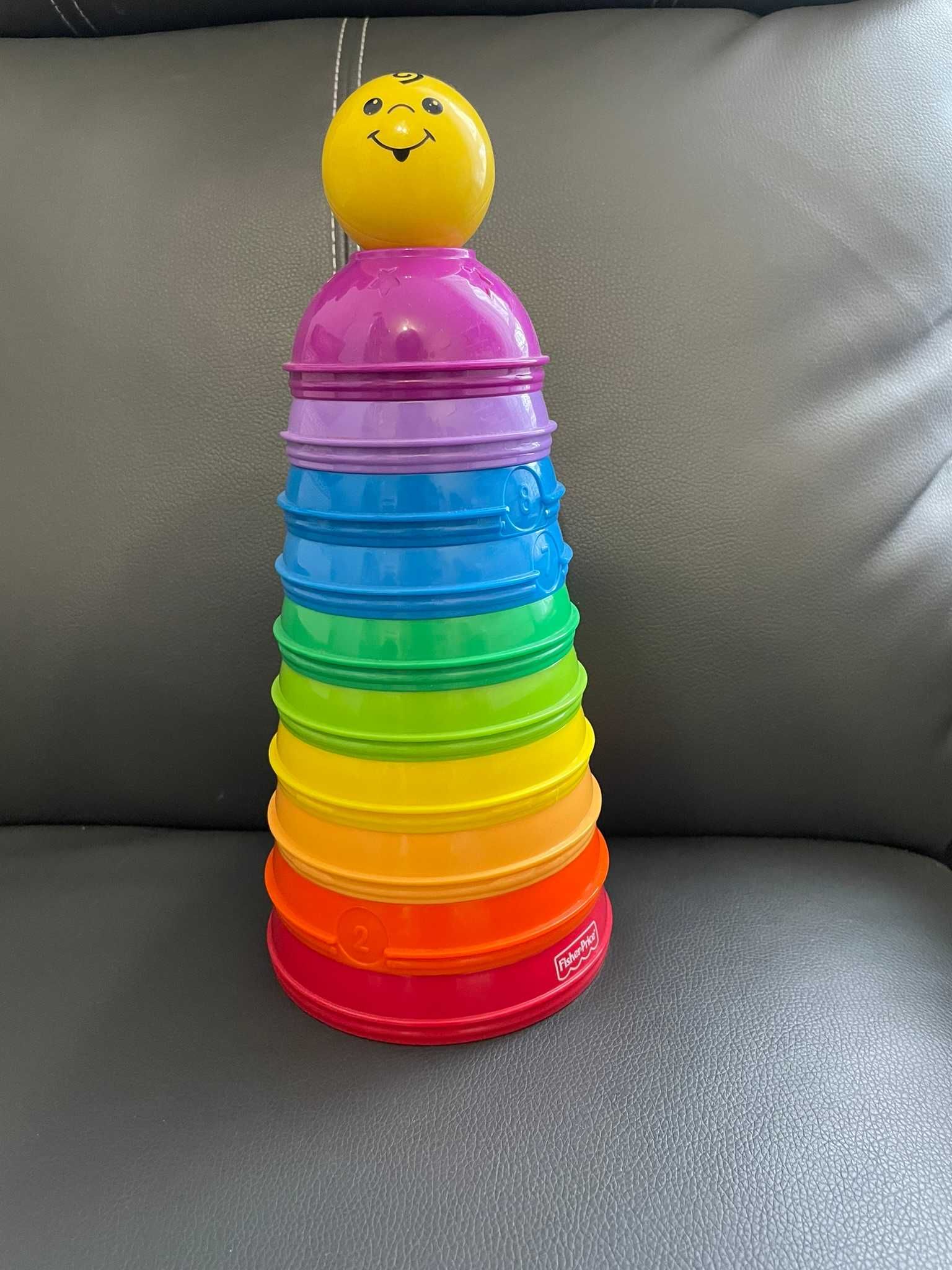 Fisher Price wieża piramida tęcza