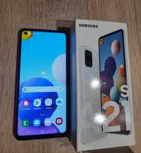 Samsung Galaxy A21s biały+słuchawki