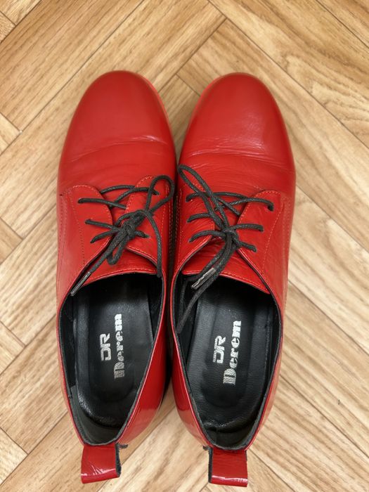 Туфли лак 36,6размер