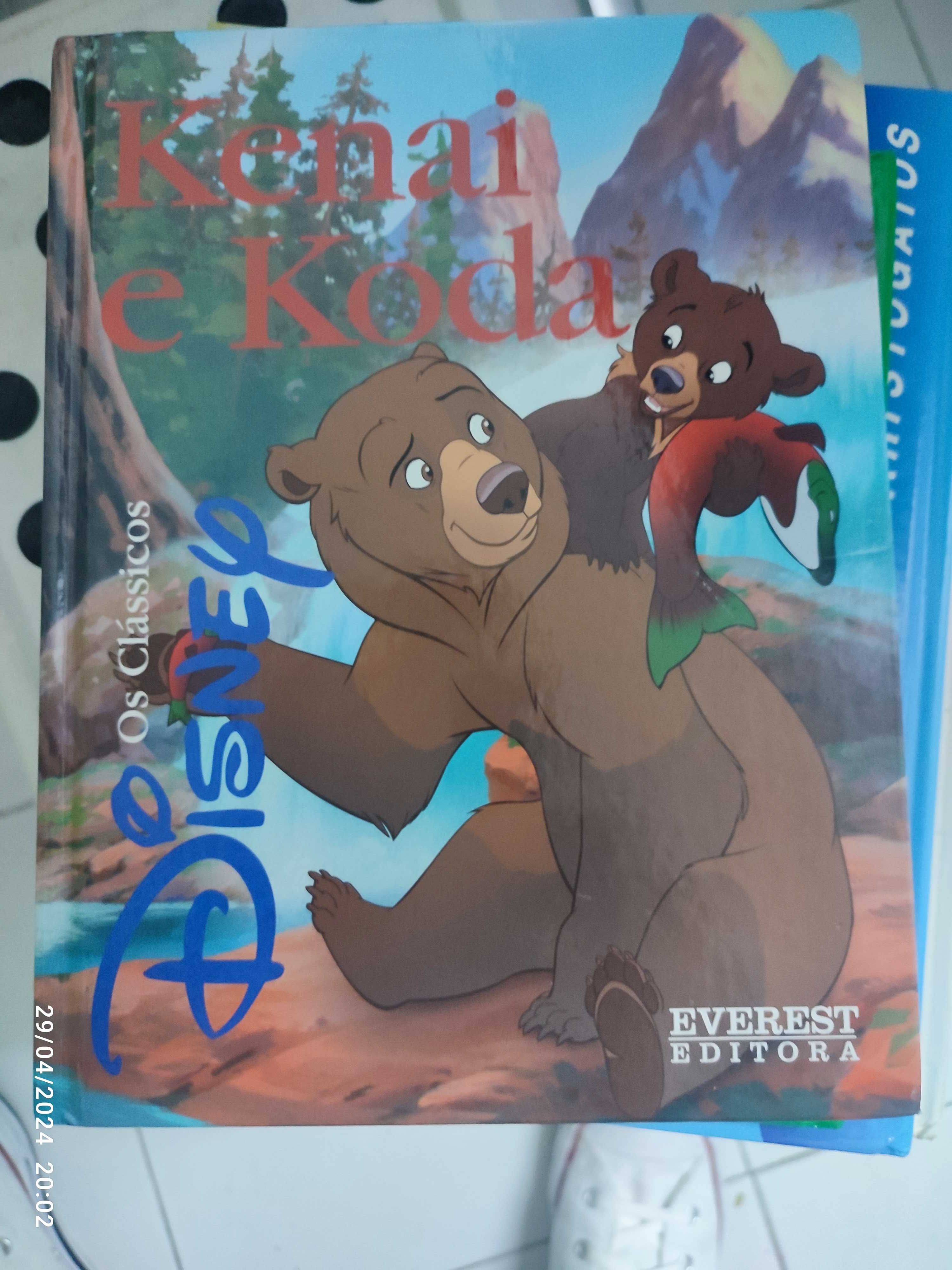 Livros aventuras Disney