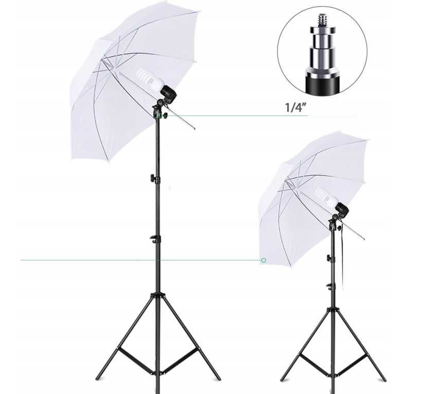 Zestaw oświetlenia fotograficznego tło ANDOER SOFTBOX