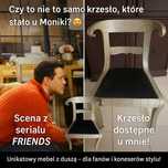Orientalne siedzisko w stylu serialu "Friends"