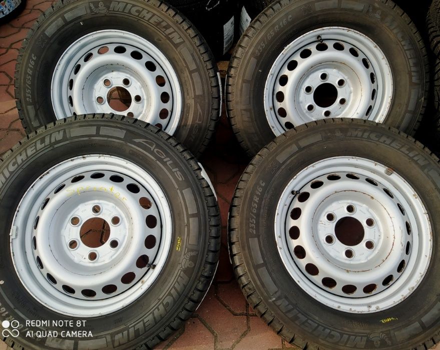 4x Koła 16'' Mercedes Sprinter VW Crafter +Opony 235/65R16C