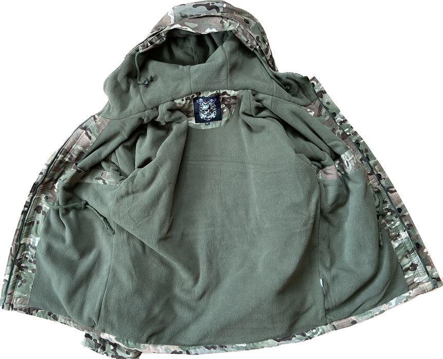 Тактична зимня куртка HAN WILD G8 multicam с флісовою  підкладкою