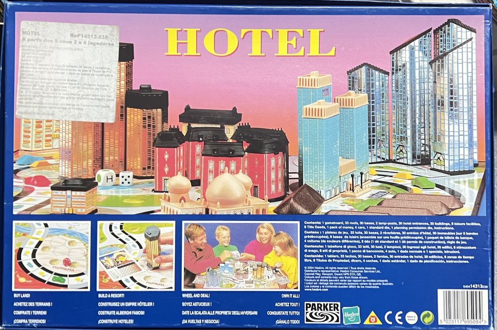 Jogo de mesa/tabuleiro HOTEL DE 1990