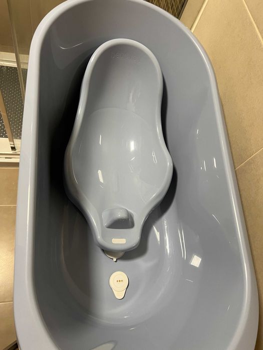 Conjunto de Banheira de Bebé Bebe Jou Led Sense Sky Blue