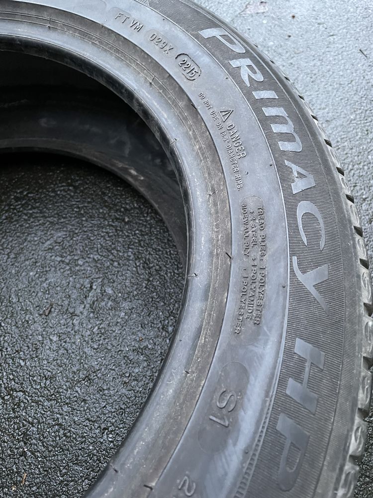 Пара 215/55r16 michelin primacy резина літня шини