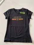 T-shirt gucci. Czarna bluzka