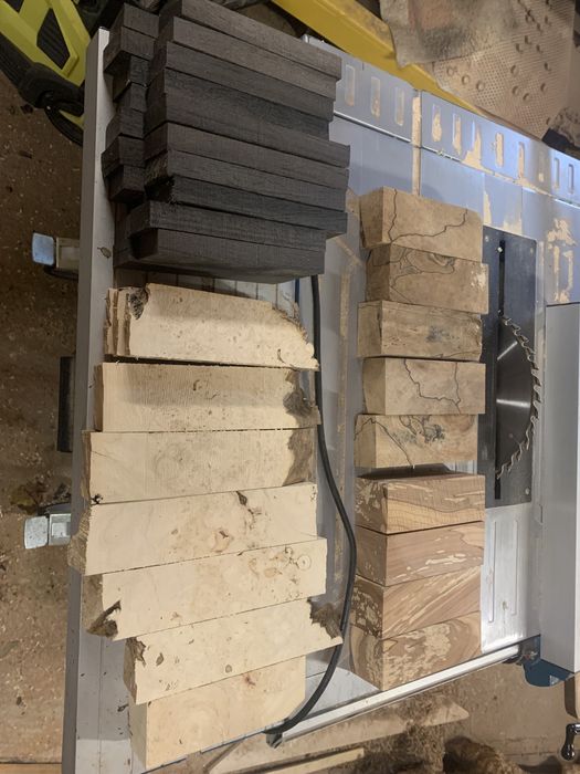 Bloczki drewna knifemaking, czeczot, do stabilizacji