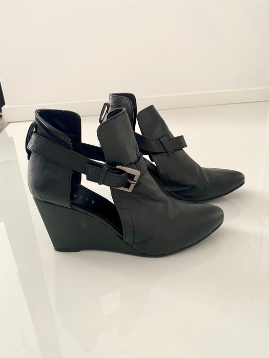 MOHITO buty na koturnie 38 czarne