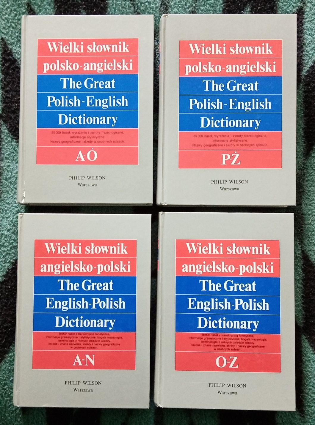 Wielki słownik angielsko polski i polsko angielski Philip Wilson