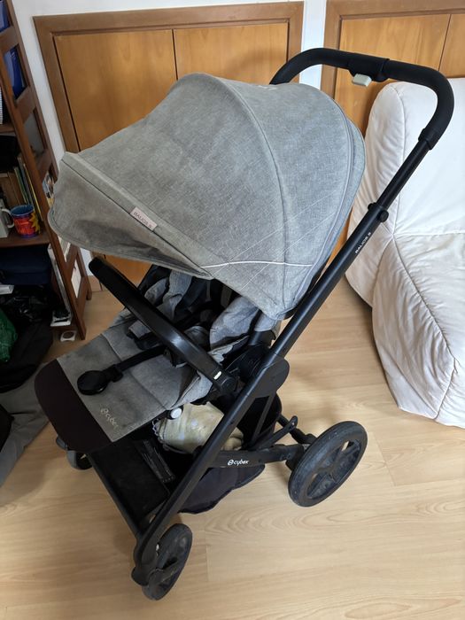 Conjunto Cybex Balios S - Ovo, cadeira e base Isofix