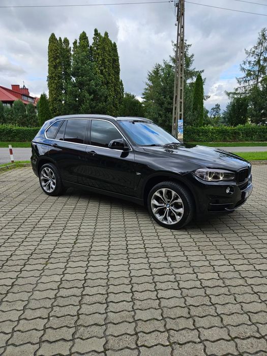 BMW X5 Ładne Bmw X5 xDrive 40d 313km 2014r Xenon Kamera Skóra Dwa kompletyKol