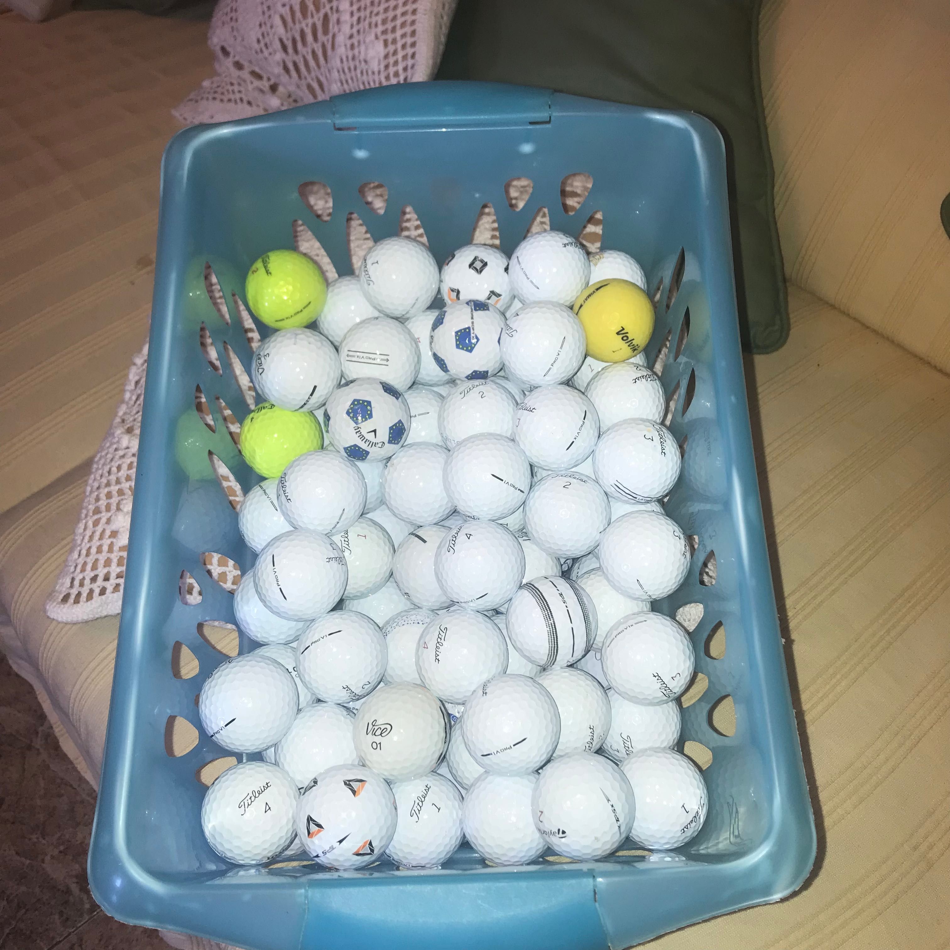Bolas de golfe TOP 100 NOVAS ( prov1, Vice, Volvik, Tp5, chrome soft)