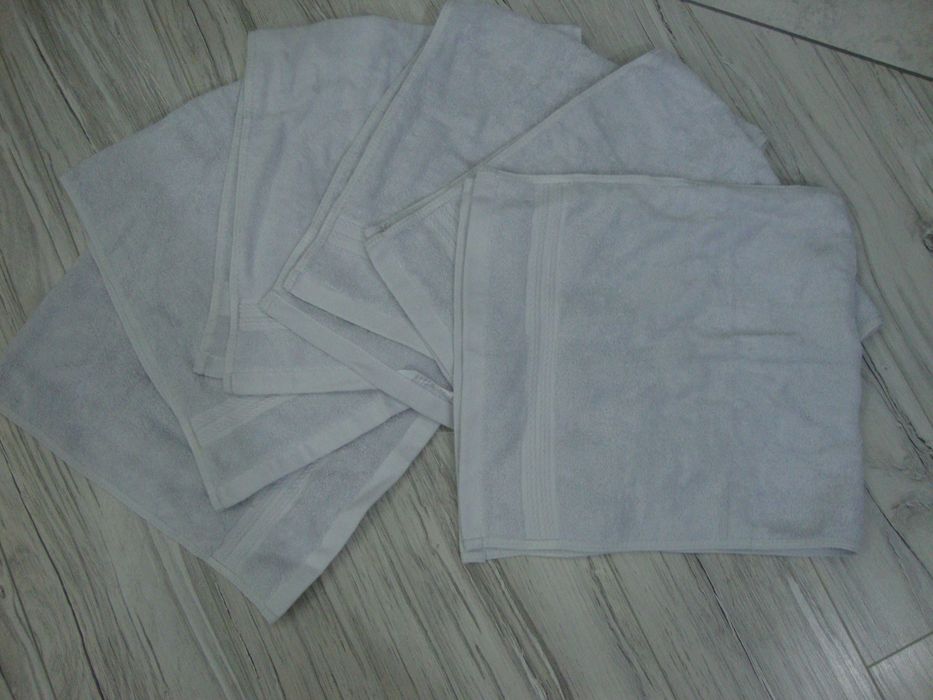 Zestaw 6 sztuk ręcznik frotte bawełna 70 x 23 cm
