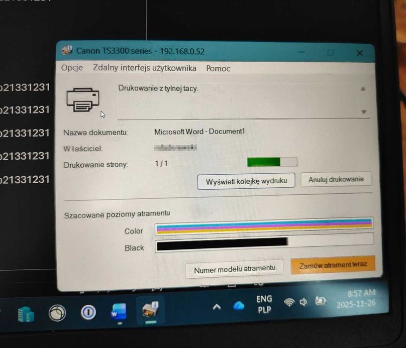 Canon PIXMA TS3350 - NOWA