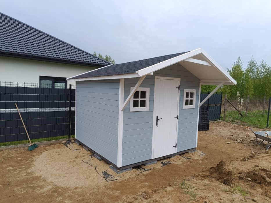 Domek drewniany, narzędziowy, szopka na narzędzia