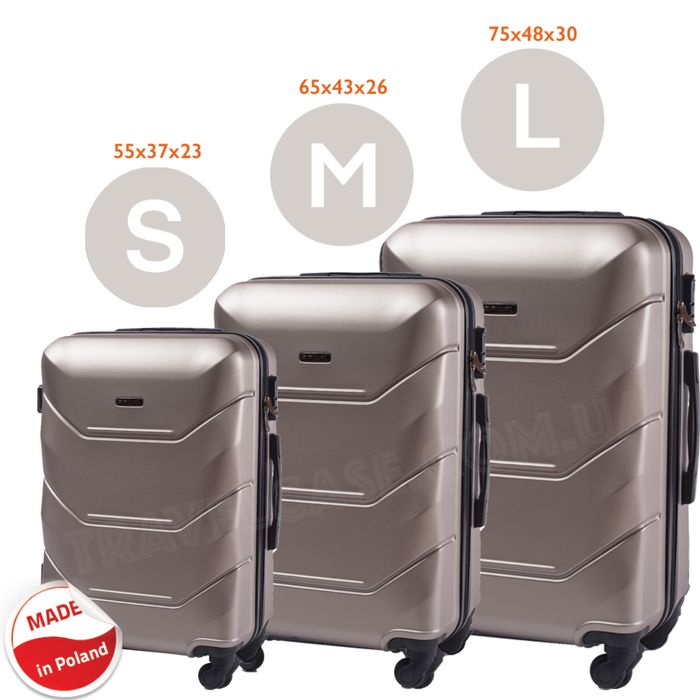 Чемодан валіза сумка Мала Середня велика на колесах дорожнаяПЛАСТИК