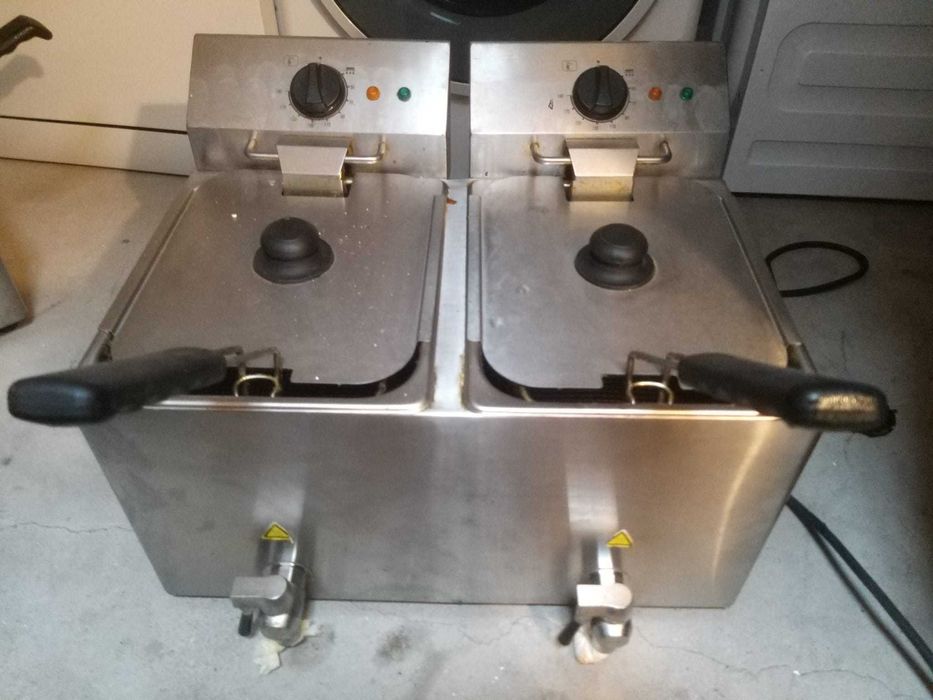 Fritadeira Dupla 8 Litros + 8 Litros