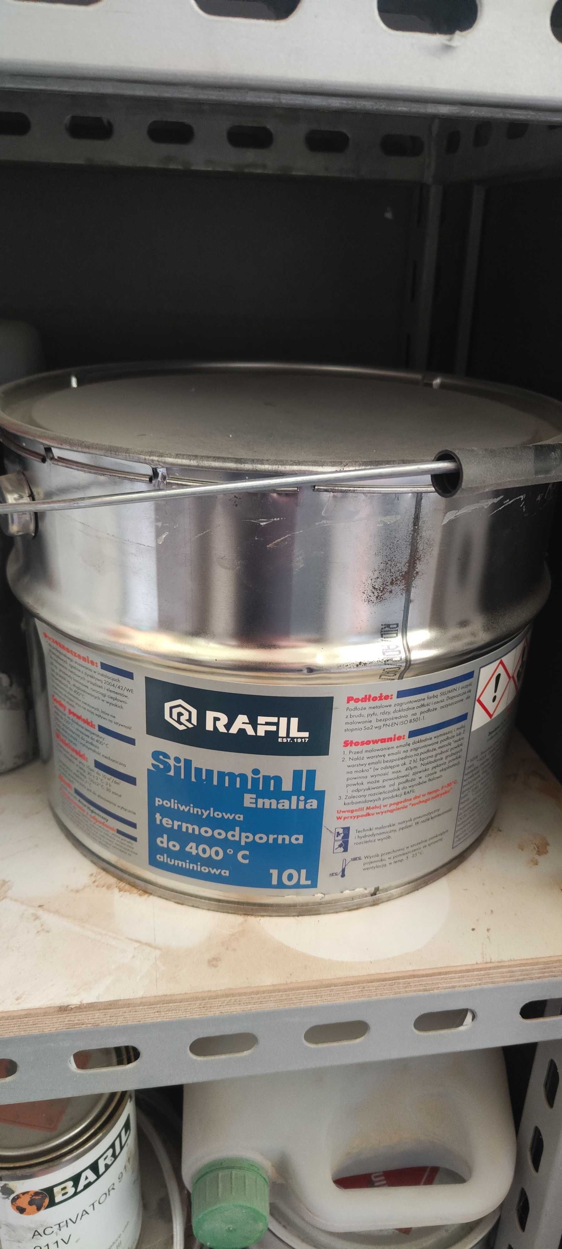 Farba RAFIL Srebrzanka SILUMIN II 10L