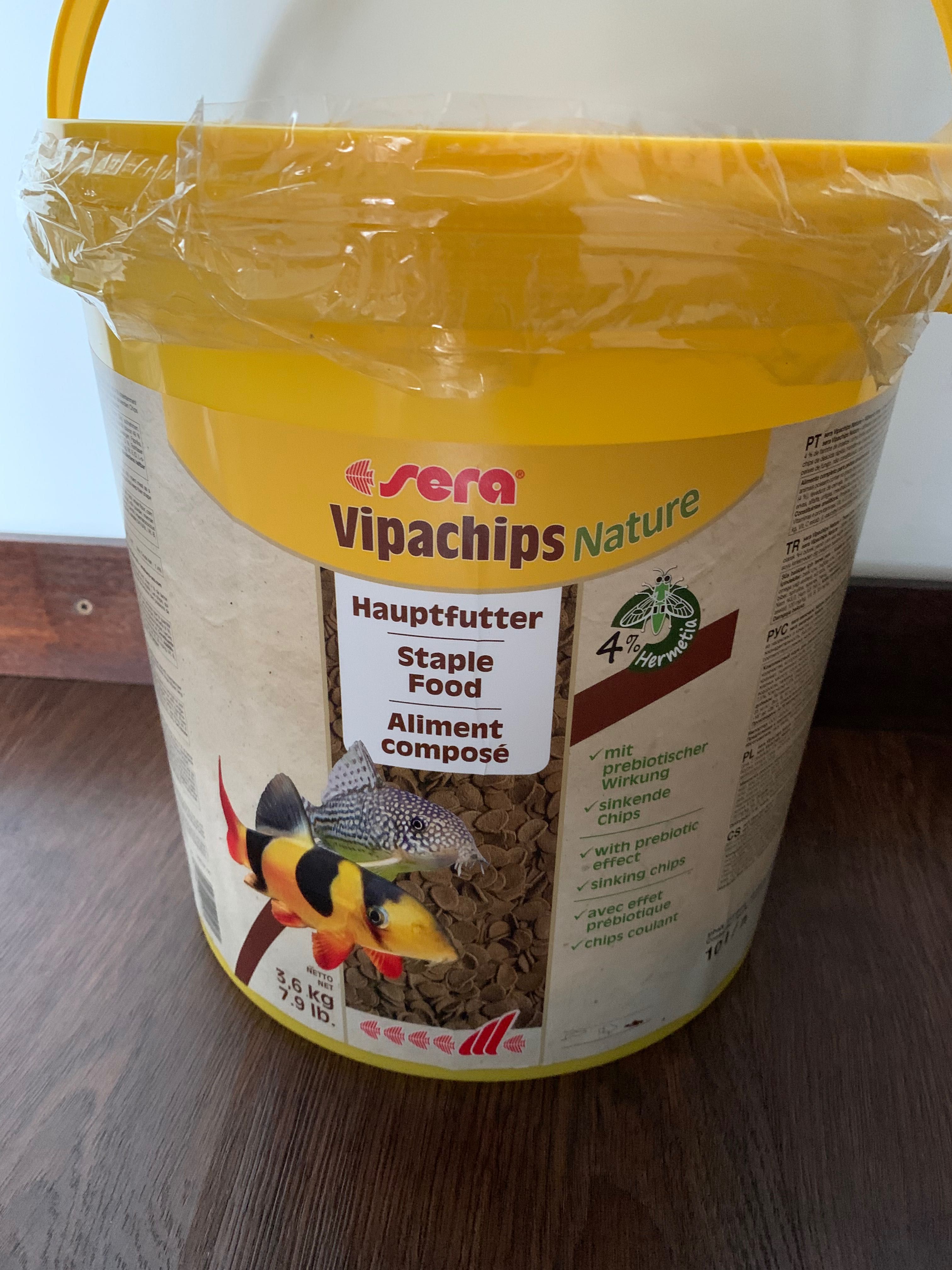 370g, Comida para Peixes 1000 ml, 370g - Sera Vipachips Nature