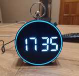 ZEGAR CYFROWY LED elektroniczny budzik alarm z termometrem *NOWY*