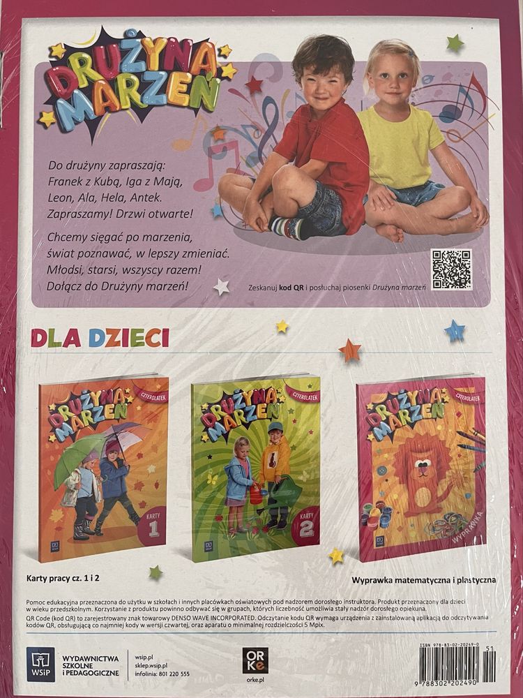 Druzyna marzen czterolatek box WSiP