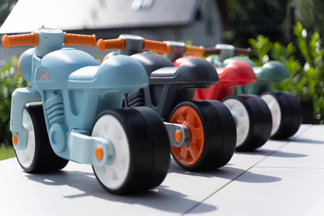 FALK Jeździk Scooter Prem1er Retro Zielony - Vintage rowerek biegowy