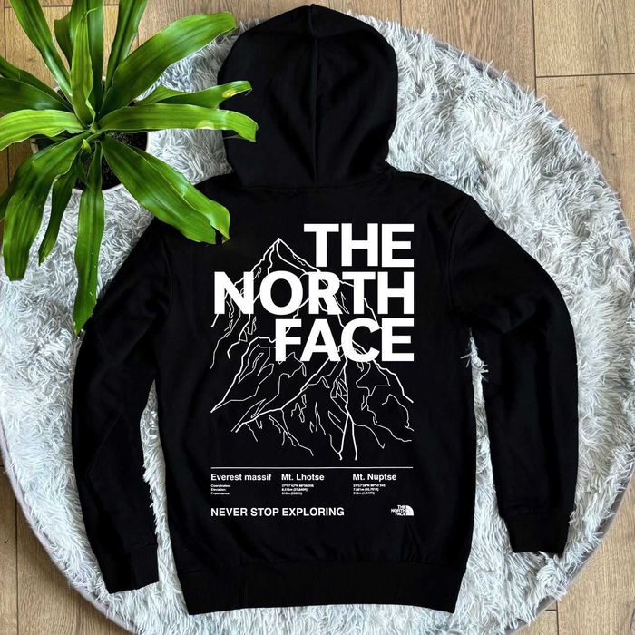 Черная Зипка — Худи The North Face OrangeBox — XS-XL — БЕЗ ПЕРЕДПЛАТ