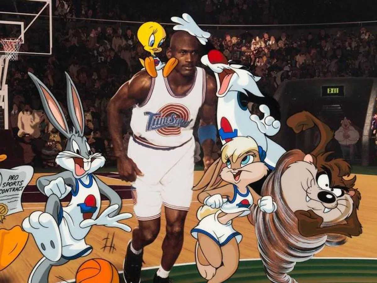 SPACE JAM Michael Jordan/Bugs Bunny/Bill Murray/Larry Bird/LooneyTunes