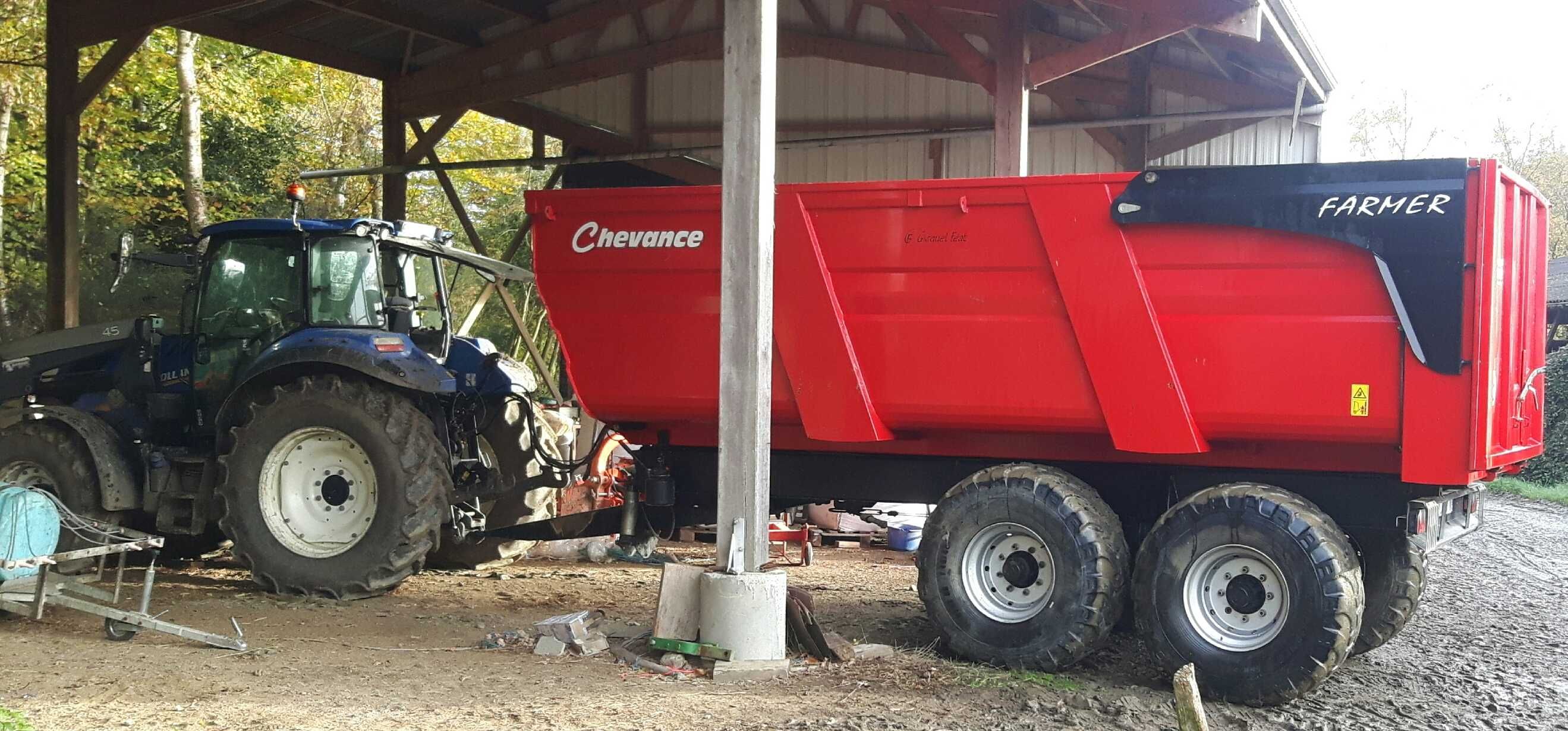 Przyczepa skorupowa Chevance Farmer 15 ton