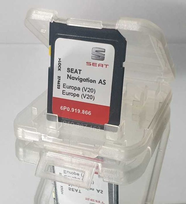 Mapas GPS Cartao - VW - Seat - Skoda - Europa 2025