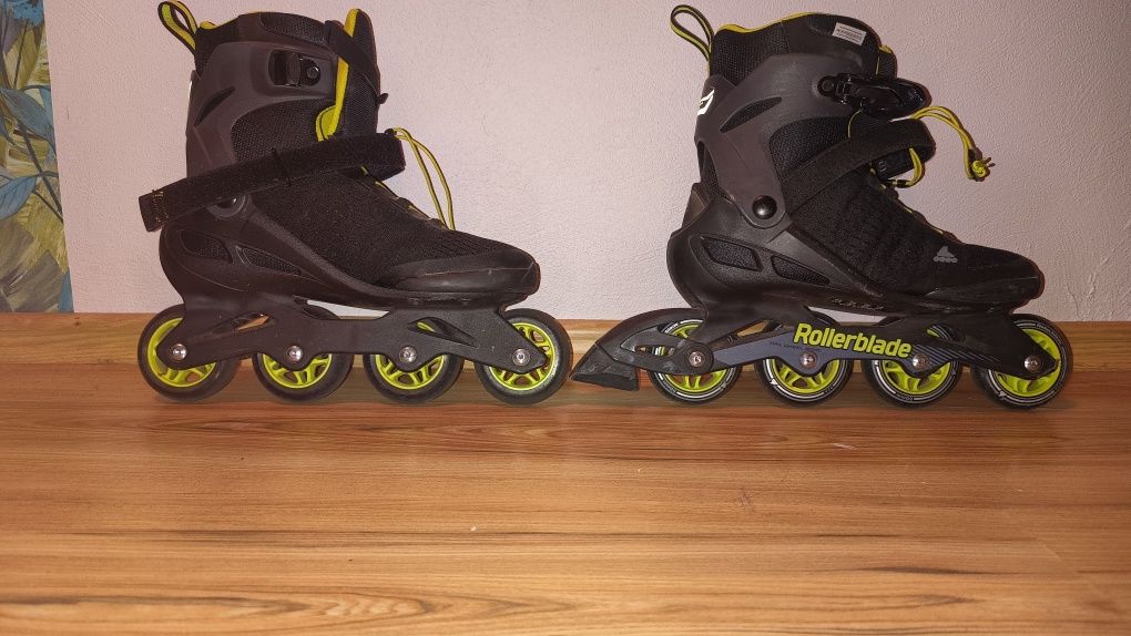 Rolki męskie Rollerblade Zetrablade Elite black/lime