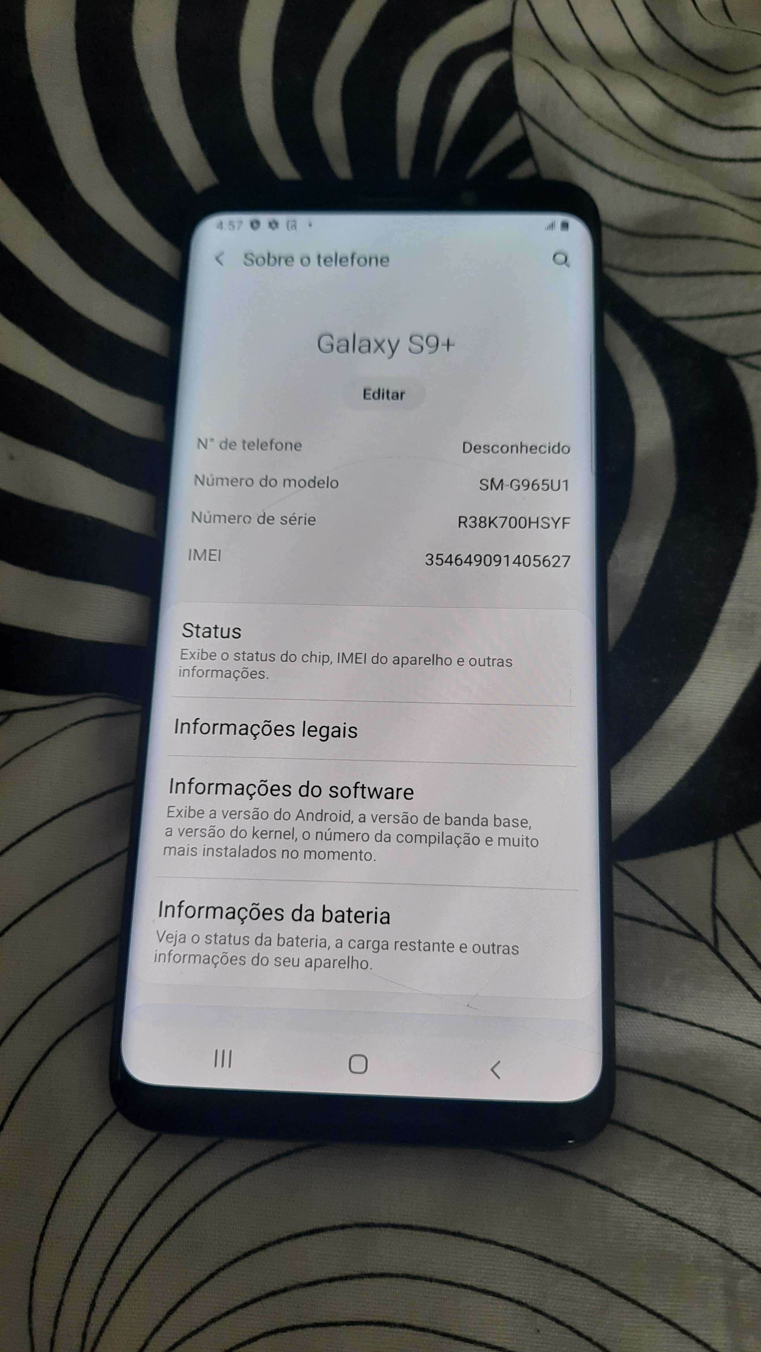 Telemóvel Samsung Galaxy S9+