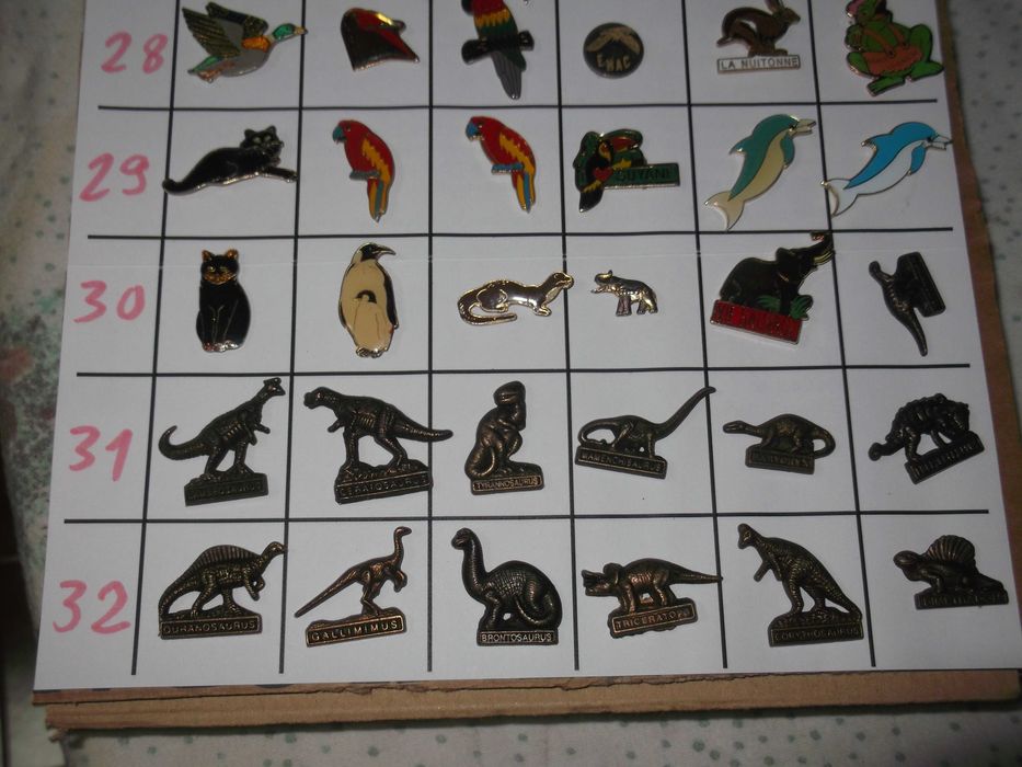 (O) Pins de Animais