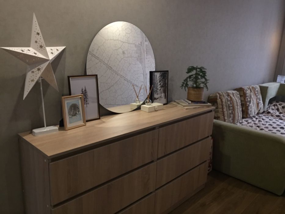 Круглое Loft зеркало без рамы. Настенное зеркало лофт