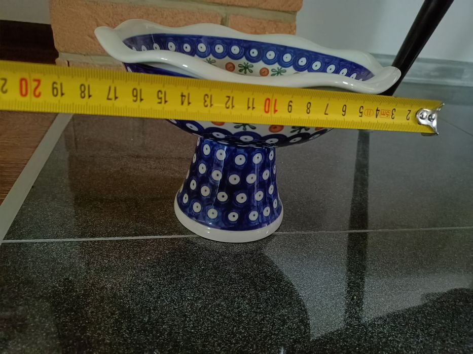Patera na ciastka z ceramiki