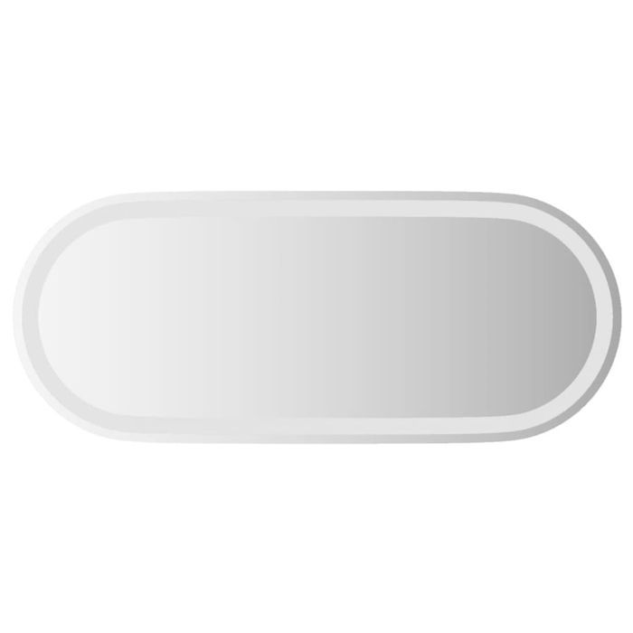 Vidaxl Lustro Łazienkowe Z Led, 90X40 Cm, Owalne