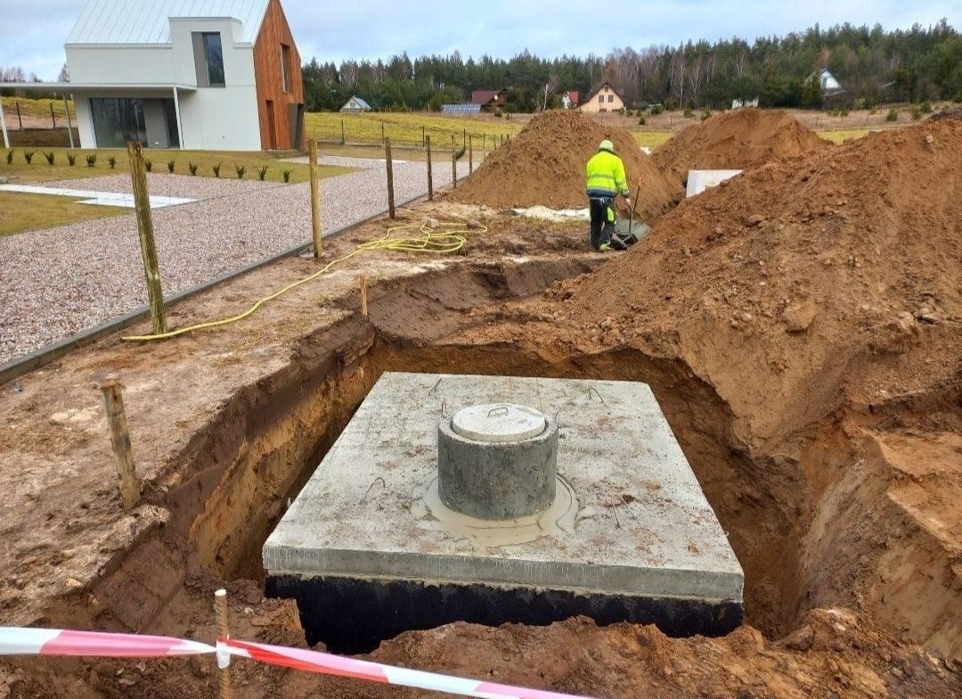 Szamba betonowe,  deszczówki I ziemianki, grobowiec