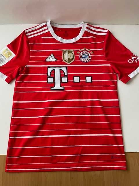 Koszulka piłkarska Bayern Monachium #10 Sane Adidas XL młodzieżowa
