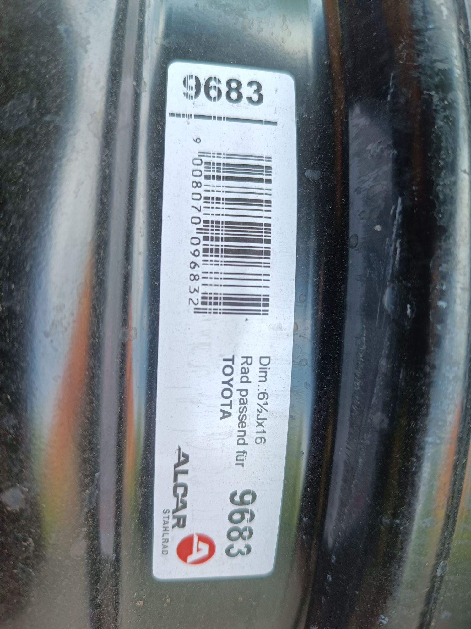 Металеві диски 5 114,3 R16 TOYOTA