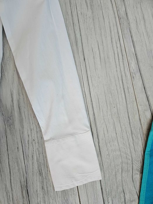 H&M elegancka biała koszula z długim rękawem r.158cm j.nowa