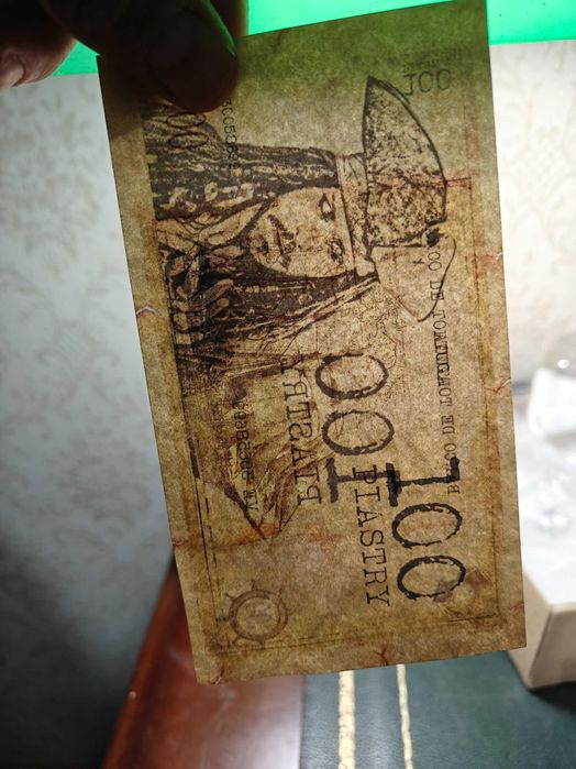 тортуга 100 пиастров 2025г. UNC остров черепахи